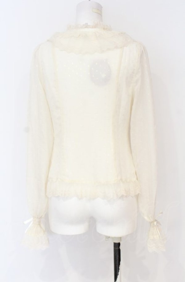 画像3: Pumpkin Cat（海外ロリィタ） / The Undomielイブニングスターシャツ M アイボリー O-25-07-21-133-LO-BL-IG-OS (3)