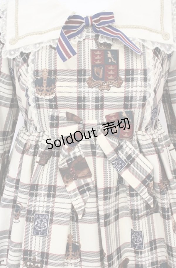 画像2: Angelic Pretty / British Bearワンピース  アイボリー O-25-07-21-140-AP-OP-IG-OS (2)