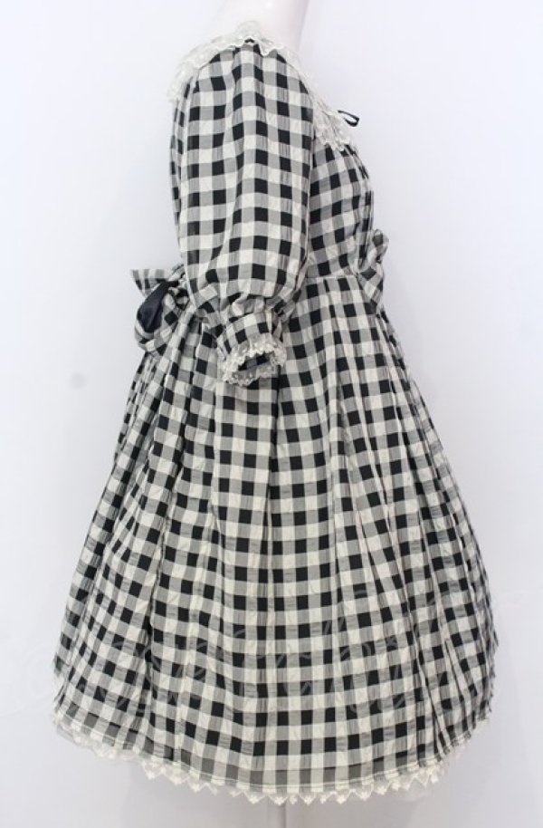 画像3: Angelic Pretty / Sugaryギンガムワンピース  クロ×シロ O-25-07-23-029-AP-OP-IG-OS (3)