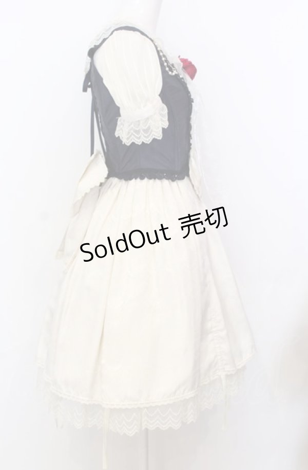 画像3: BABY,THE STARS SHINE BRIGHT / Claudia, The Fairy Tale Princessワンピース  オフ×ネイビー O-25-07-23-032-BA-OP-IG-OS (3)