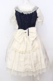 画像4: BABY,THE STARS SHINE BRIGHT / Claudia, The Fairy Tale Princessワンピース  オフ×ネイビー O-25-07-23-032-BA-OP-IG-OS (4)