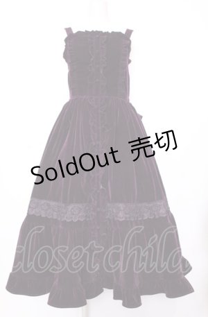 画像: axes femme kawaii / ベルベットドールジャンスカ  パープル O-25-07-23-035-AX-OP-IG-OS