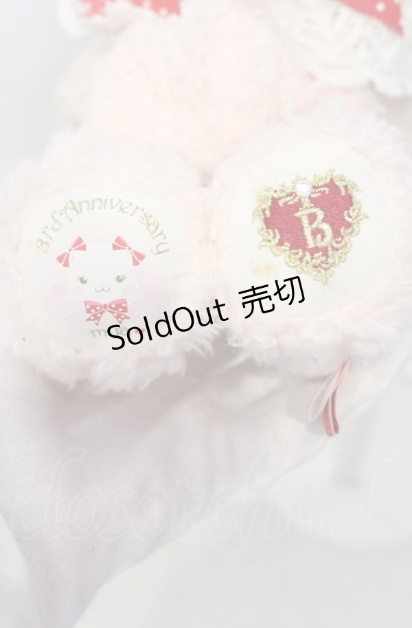 画像3: BABY,THE STARS SHINE BRIGHT / いちごケーキなうさくみゃポシェット  ピンク O-25-07-23-075-BA-BG-IG-OS (3)