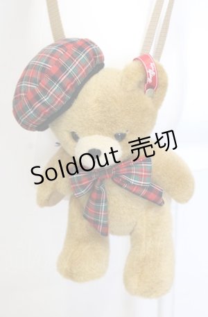 画像: Angelic Pretty / British Bearぬいぐるみポーチ  ブラウン O-25-07-23-079-AP-BG-IG-OS
