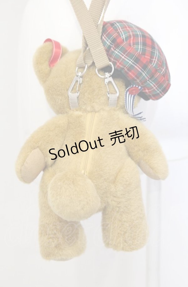 画像3: Angelic Pretty / British Bearぬいぐるみポーチ  ブラウン O-25-07-23-079-AP-BG-IG-OS (3)