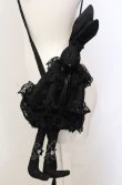 画像1: metamorphose / うさぎちゃんポシェット（2005）  ブラック O-25-07-23-080-ME-BG-IG-OS (1)