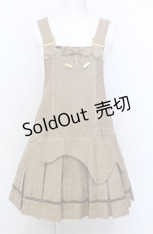 画像: Angelic Pretty / Melty Ribbon Chocolateサロペット  モカ O-25-07-23-009-AP-OP-IG-OS