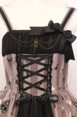画像2: ALICE and the PIRATES / Rosy night’s Masquerade柄ジャンパースカートII  グレー O-25-07-23-010-PA-OP-IG-OS (2)