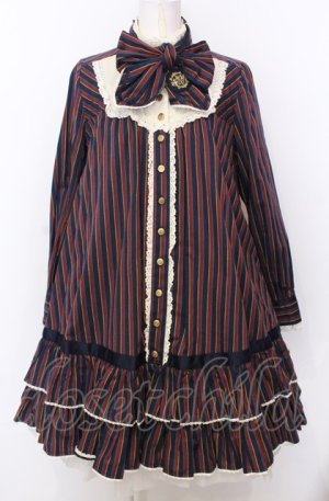 画像: Angelic Pretty / Pretty Schoolワンピース（2015）  ネイビー系 O-25-07-23-015-AP-OP-IG-OS