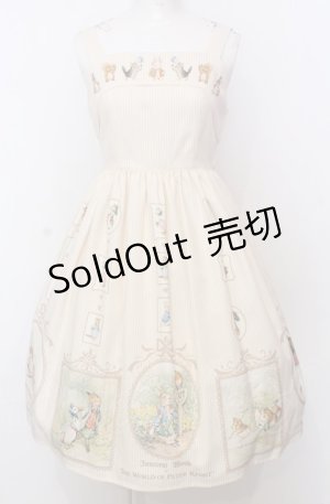 画像: Innocent World / ピーターラビットハイウエストジャンパースカート M アイボリー O-25-07-23-026-IW-OP-IG-OS