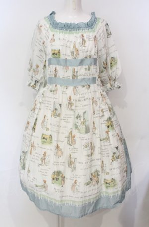 画像: Jane Marple / Le petit chaperon rouge smock dress M オフ O-25-07-24-028-JM-OP-IG-OS