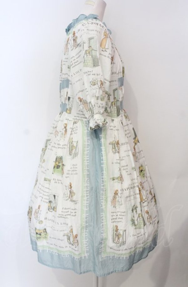 画像3: Jane Marple / Le petit chaperon rouge smock dress M オフ O-25-07-24-028-JM-OP-IG-ZT086 (3)