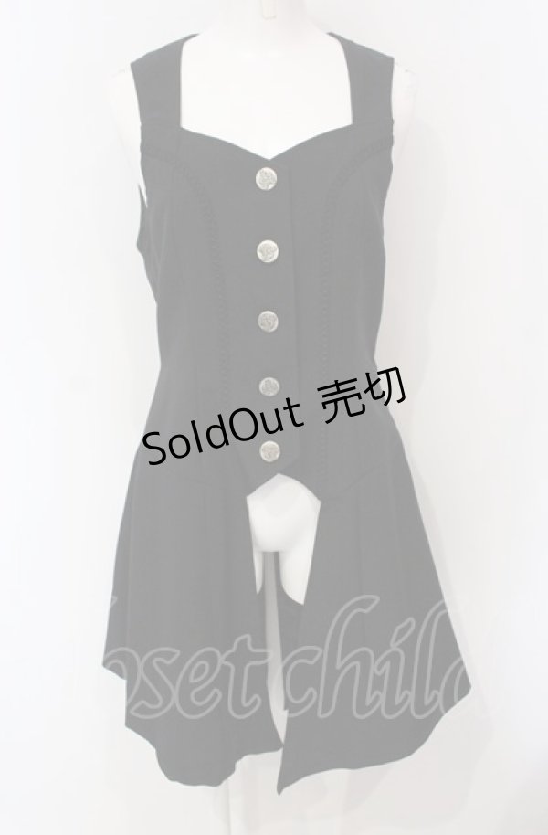 画像1: MIHO MATSUDA / ベスト・カベール L ブラック O-25-07-24-057-GO-TO-OW-OS (1)