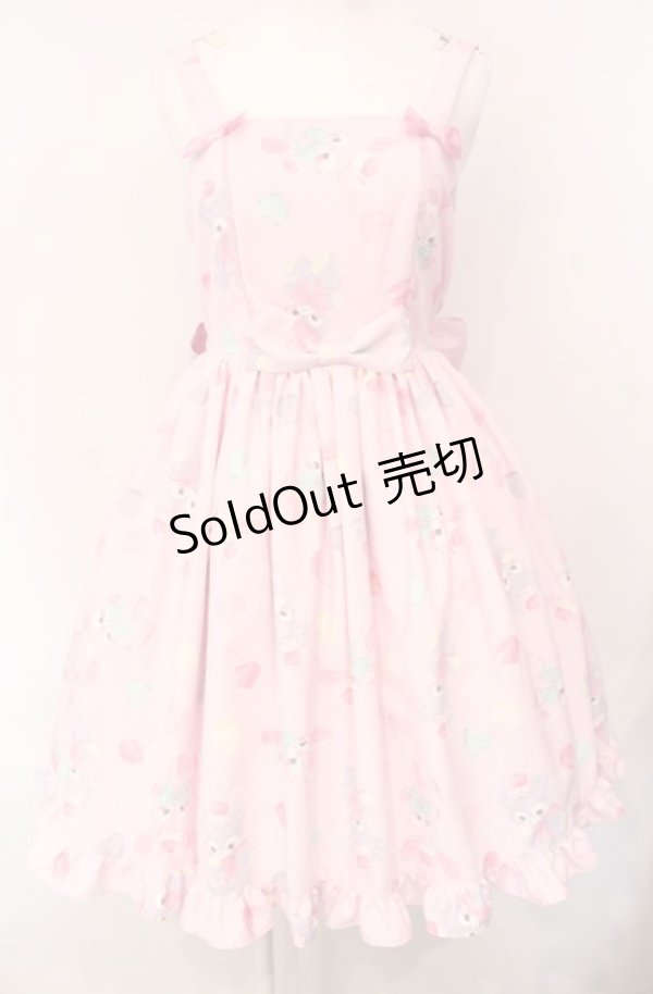 画像1: Chalmiere / FancyDollsジャンパースカート M ピンク O-25-07-24-009-LO-OP-OW-OS (1)