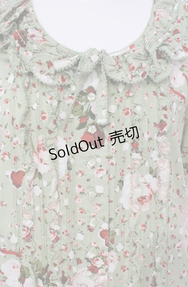 画像2: PINK HOUSE / オーナメントローズプリントワンピース  ピンク O-25-07-24-014-LO-OP-IG-OS (2)