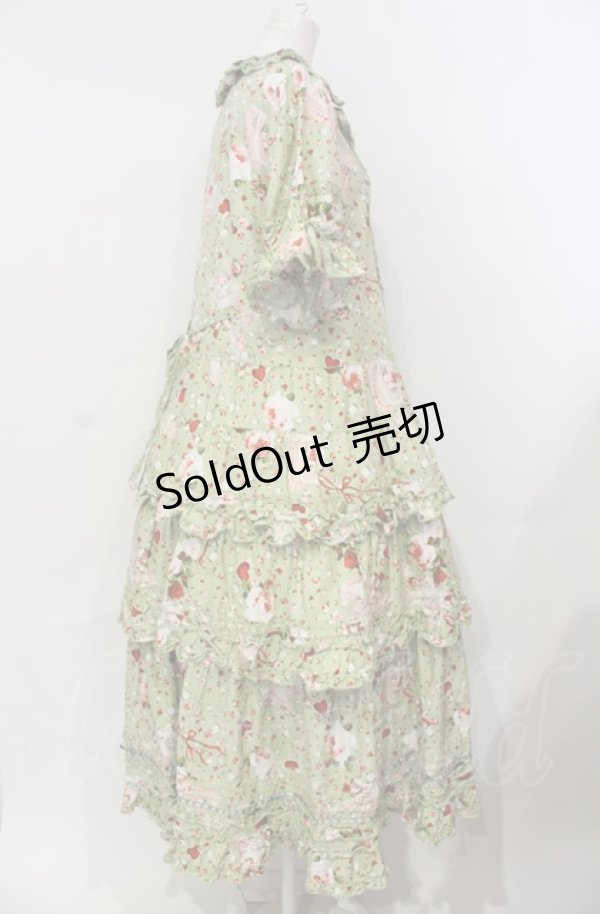 画像3: PINK HOUSE / オーナメントローズプリントワンピース  ピンク O-25-07-24-014-LO-OP-IG-OS (3)