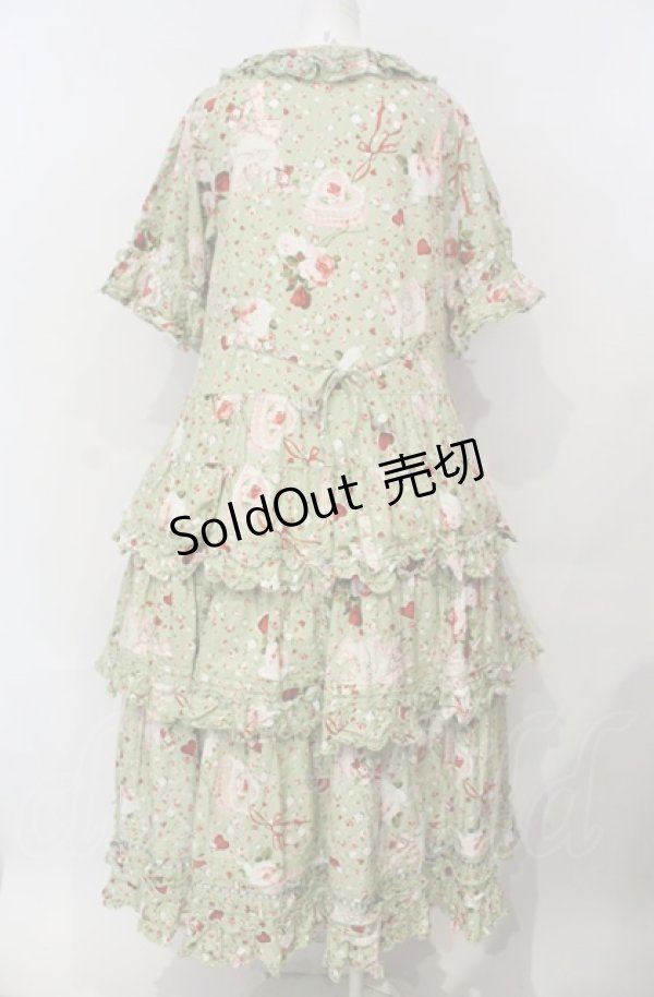 画像4: PINK HOUSE / オーナメントローズプリントワンピース  ピンク O-25-07-24-014-LO-OP-IG-OS (4)