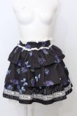 画像1: Jamieエーエヌケー / ゴシックメルトストロベリースカート  クロ×ブルー O-25-07-25-041-LO-SK-IG-ZY (1)