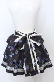 画像3: Jamieエーエヌケー / ゴシックメルトストロベリースカート  クロ×ブルー O-25-07-25-041-LO-SK-IG-ZY (3)