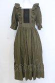 画像1: marcHenTica / シャルロットワンピース  オリーブ O-25-07-25-047-LO-OP-OW-OS (1)