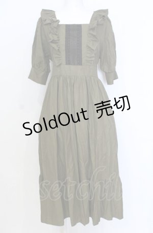 画像: marcHenTica / シャルロットワンピース  オリーブ O-25-07-25-047-LO-OP-OW-OS