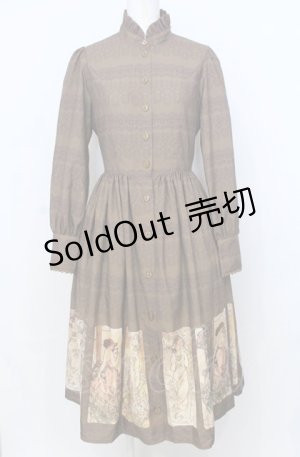 画像: Innocent World / ミュシャスタンドカラードレス M（105ｃｍ丈） ショコラ O-25-07-25-050-IW-OP-OW-OS