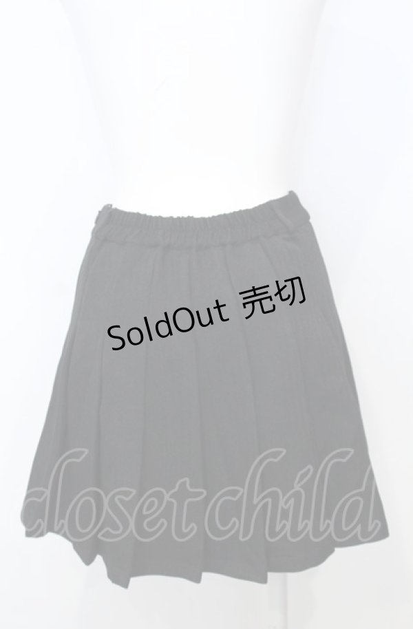 画像3: axes femme / リボンセットプリーツスカパン  クロ O-25-07-25-001-AX-PA-IG-ZT061 (3)