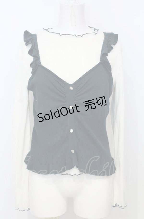 画像1: axes femme POETIQUE / ニットビスチェセットプルオーバー M グリーン×キナリ O-25-07-25-013-AX-TO-OW-OS (1)
