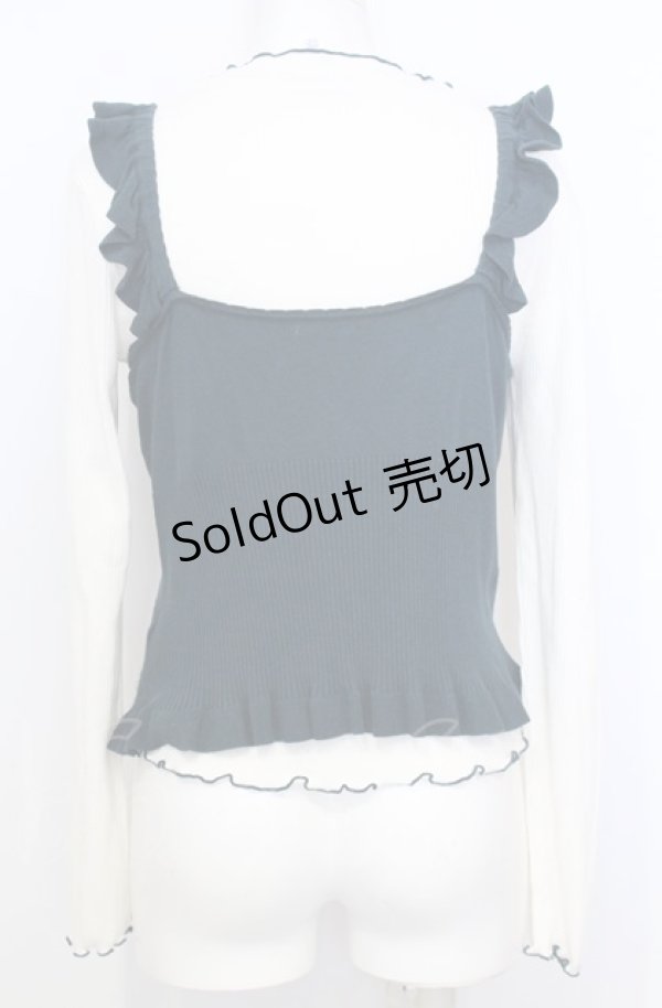 画像4: axes femme POETIQUE / ニットビスチェセットプルオーバー M グリーン×キナリ O-25-07-25-013-AX-TO-OW-OS (4)