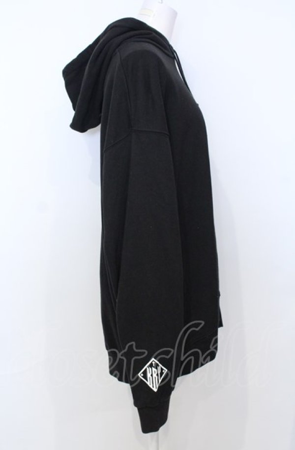 画像3: KRY CLOTHING / ｘサンリオキャラクターズパーカーCinnamoroll  ブラック O-25-07-25-003-EL-TO-YM-OS (3)