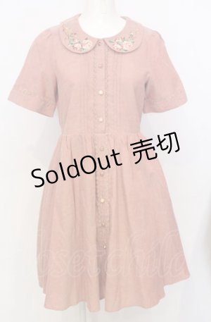 画像: axes femme / 薔薇プリントワンピース M アカ O-25-07-25-029-AX-OP-OW-OS