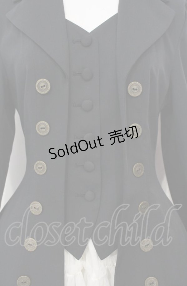 画像2: ATELIER BOZ / ロングローランドジャケット  ブラック O-25-07-26-003-EL-CO-IG-OS (2)