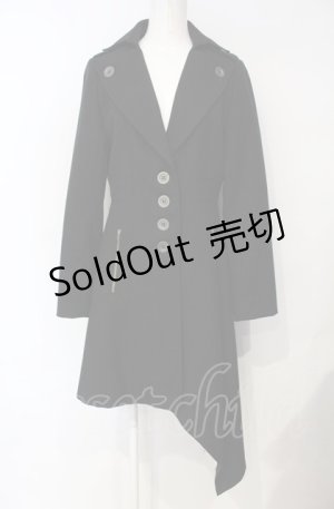 画像: BPN / ジップポケットロングジャケット M ブラック O-25-07-26-034-GO-CO-IG-ZY