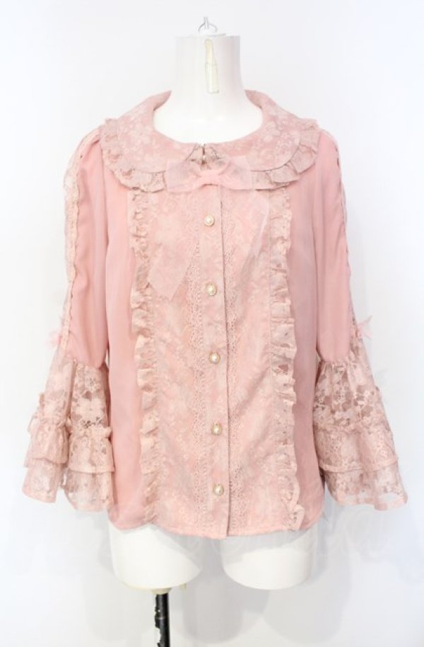 axes femme kawaii ローズフリルケープコート　ピンク axes femme kawaii ローズフリルケープコート ピンク レディース
