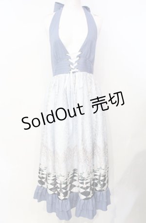 画像: axes femme POETIQUE / チェスボードホルターワンピース  さっくすす O-25-07-26-052-AX-SK-IG-OS