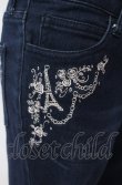 画像3: axes femme / エッフェル塔刺繍デニムパンツ M インディゴ O-25-07-26-057-AX-PA-IG-OS (3)