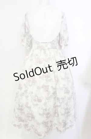 画像: m petit by misako / トワルドジュイワンピース M アイボリー O-25-07-26-065-LO-OP-OW-OS