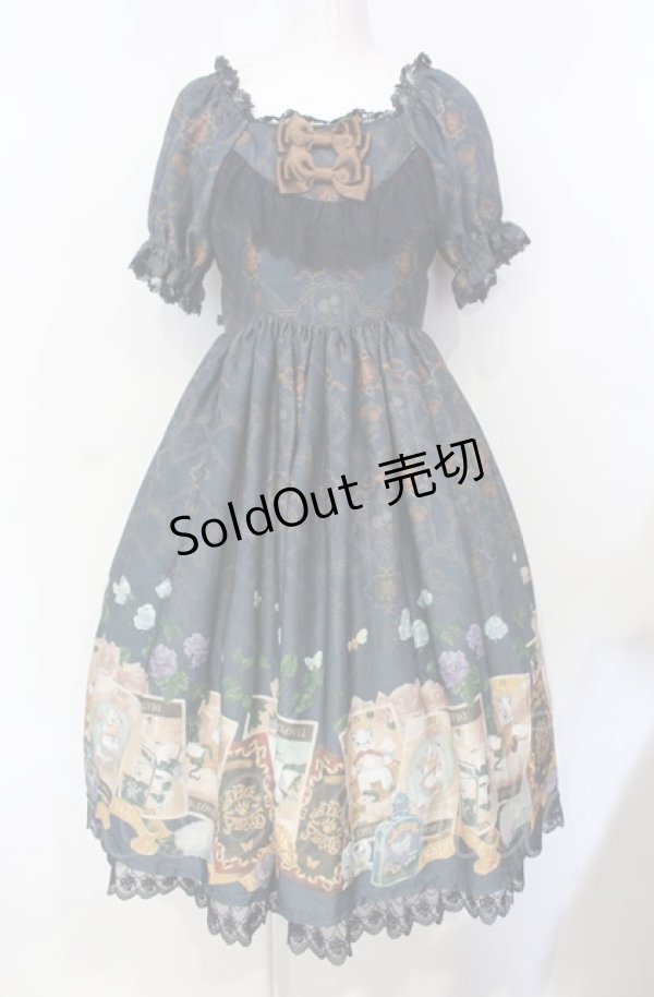 画像1: ALICE and the PIRATES / Mystical emotion〜クリスの心の囁き〜ワンピース  紺 O-25-07-26-066-PA-OP-OW-OS (1)