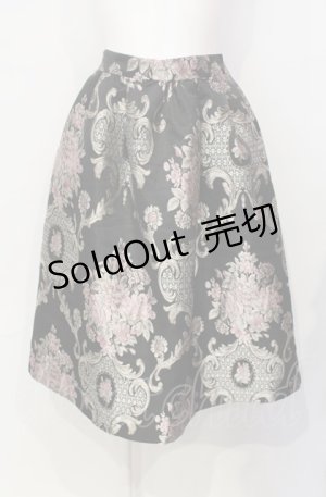 画像: axes femme / ジャガードスカート M クロ O-25-07-26-075-AX-SK-IG-OS