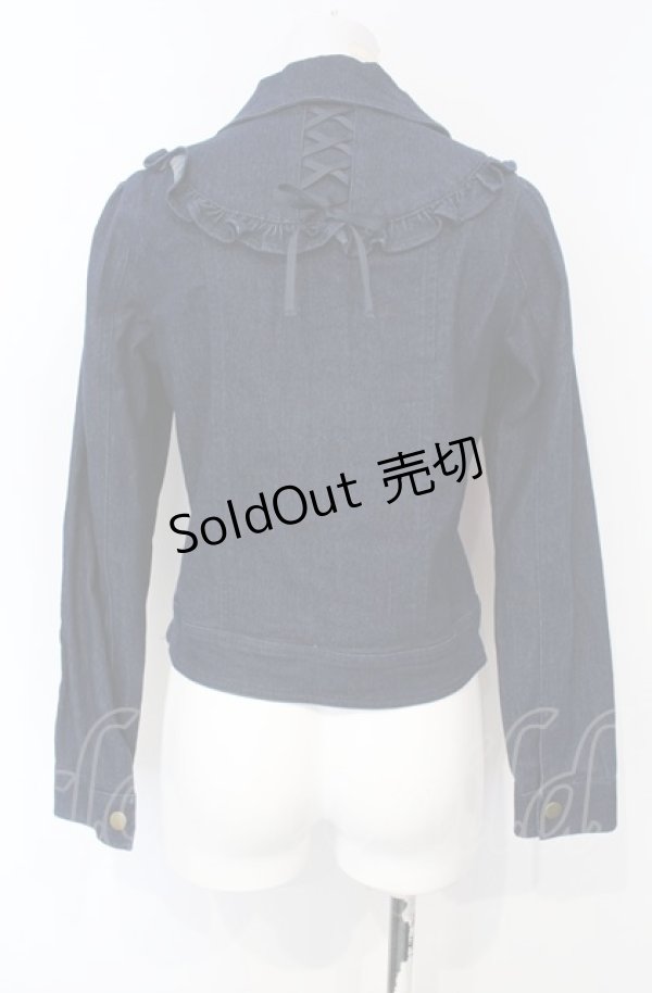 画像3: axes femme POETIQUE / ヨーク刺繍デニムジャケット M インディゴ O-25-07-26-090-AX-JA-IG-ZT506 (3)