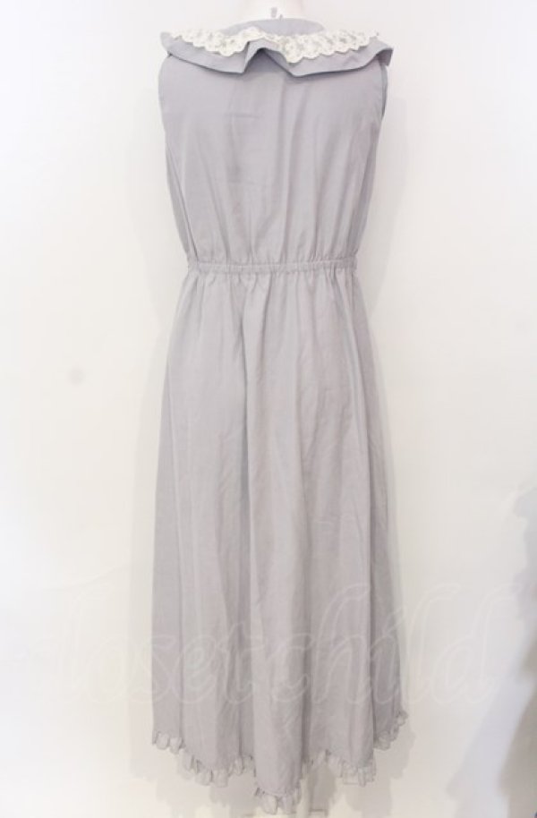 画像2: axes femme POETIQUE / フィッシュテールロングワンピース M グレー O-25-07-26-100-AX-OP-IG-ZT037 (2)