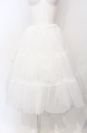 画像: Wunderwelt / オリジナルふわふわロングパニエ  シロ O-25-07-26-121-EL-SK-OW-OS