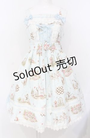 画像: BABY,THE STARS SHINE BRIGHT / アリスinファンフェアジャンパースカート  サックス O-25-07-26-010-BA-OP-OW-OS