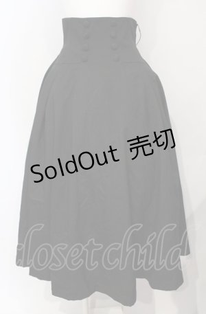 画像: Sheglit / 小夜啼鳥のタックスカート M ブラック O-25-07-26-014-EL-SK-OW-OS