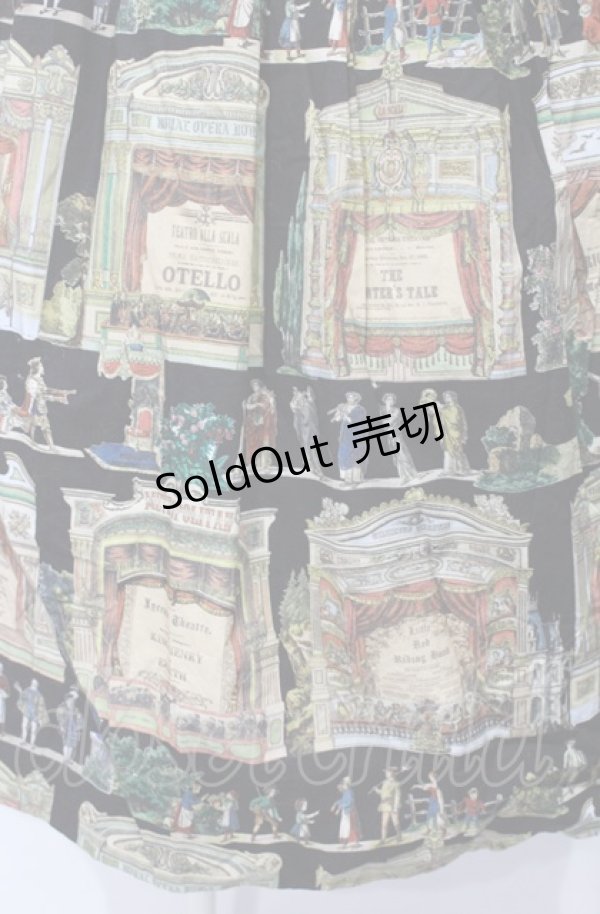 画像2: Jane Marple Dans Le Salon / Paper theater キャトルタックスカート M クロ O-25-07-26-016-JM-SK-OW-OS (2)