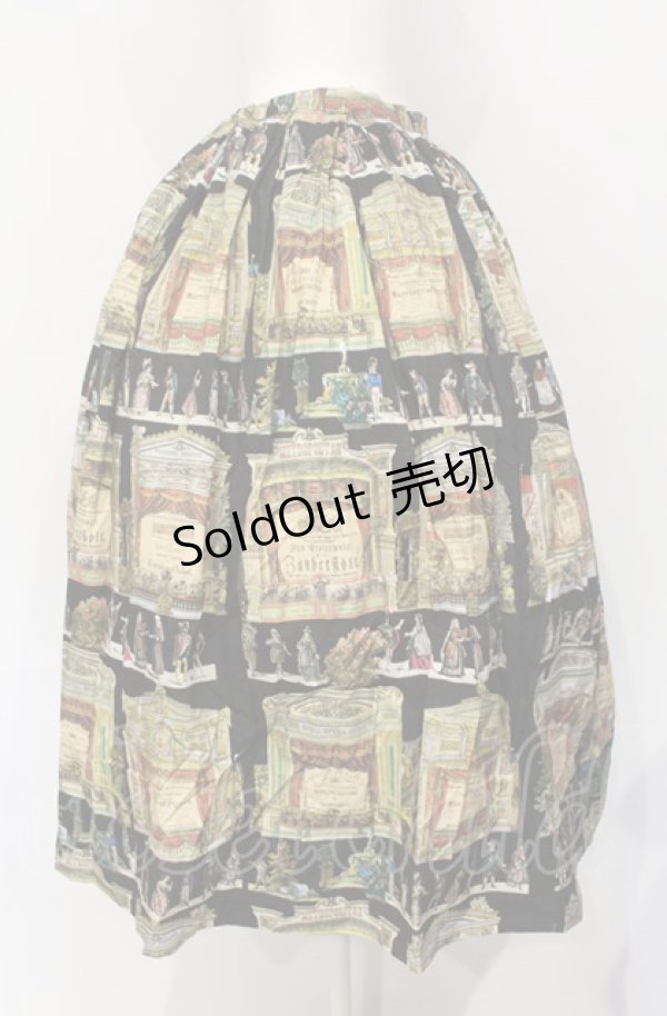 画像3: Jane Marple Dans Le Salon / Paper theater キャトルタックスカート M クロ O-25-07-26-016-JM-SK-OW-OS (3)