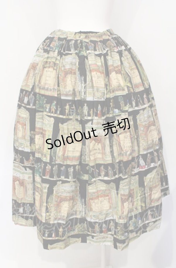 画像4: Jane Marple Dans Le Salon / Paper theater キャトルタックスカート M クロ O-25-07-26-016-JM-SK-OW-OS (4)