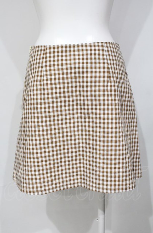 画像3: Katie / SWEET ESCAPE ribbon ミニスカート  チョコ O-25-07-26-022-LO-SK-IG-ZT235 (3)