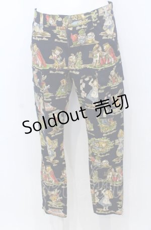 画像: Jane Marple / アリスプリントパンツ S ネイビー O-25-07-27-001-JM-PA-OW-OS