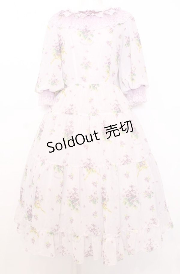 画像1: Innocent World / 乙女のすみれワンピース L ラベンダー O-25-07-27-032-IW-OP-OW-OS (1)